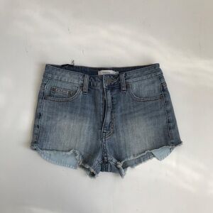 Talula Aritzia Exposed Pocket Jean Shorts 25